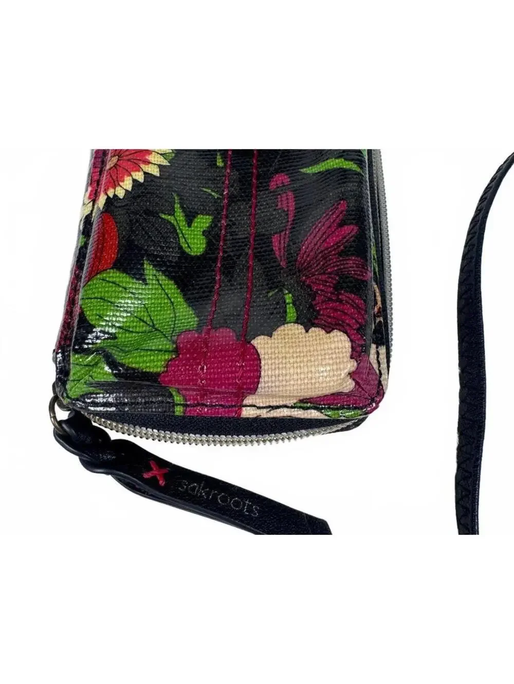 sakroots Crossbody Bag Purse Peace Multicolor 70s Boho Hippie Adjustable Strap